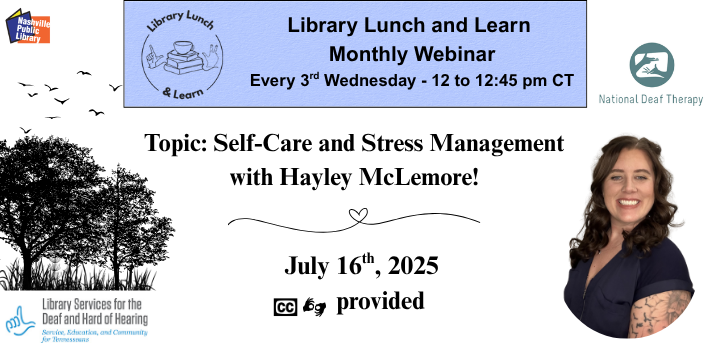 Library Lunch and Learn Banner July 16th